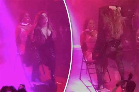 Popstar Jojo Gives Maxim Model X Rated Lesbian Lap Dance While Wearing