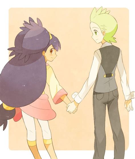 Iris And Cilan They Re Such A Cute Pair Pokemon Pinterest Irises Iris And Pok Mon