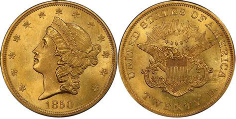 The 1850 Double Eagle The First Circulating 20 Gold Coins