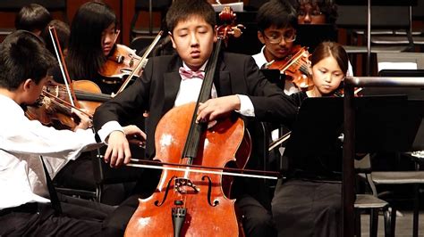 Elgar Edward Cello Concerto Andrew Cho And Cpyo Associate