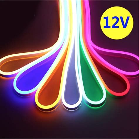 Jual Lampu Led Neon Flex Led Strip Flexible 5 Meter Dc 12v Ip65