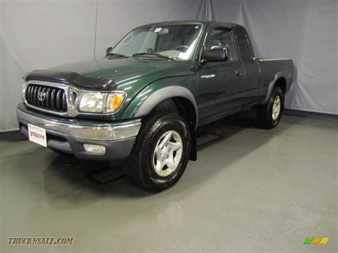 2002 Toyota Tacoma V6 Xtracab 4x4 In Imperial Jade Green Mica 030028
