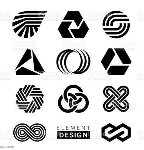 Logo Elements Design Stock Illustration Download Image Now Istock