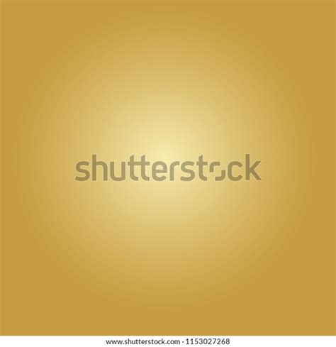 Golden Gradient Background Radial Gradient Yellow Stock Vector Royalty