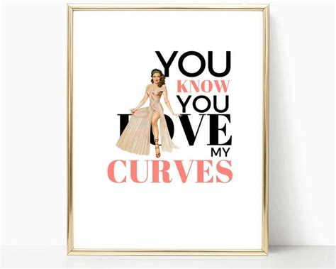 love my curves motivational quote body confidence inner etsy uk