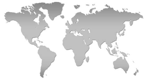 World Map With Borders Png Transparent