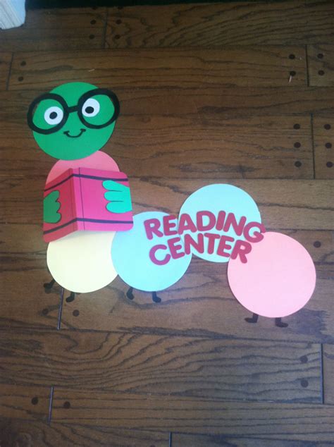 Reading Center Sign I Made For My Pre K Classroom Reading Centers