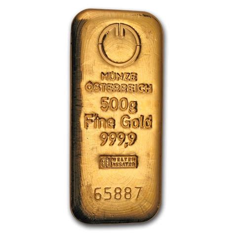 Buy 500 Gram Gold Bar Austrian Mint Cast Apmex