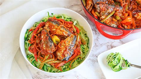 Add mayonnaise and mix in well. HOMEMADE SARDINE STEW + LOW CARB SPAGHETTI - YouTube