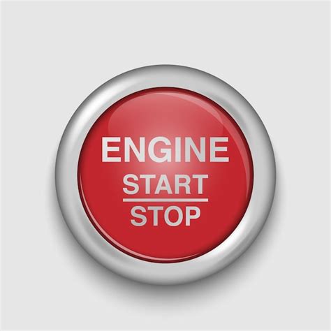 Premium Vector Engine Start And Stop Button Vector Illustration