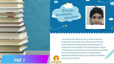 Biografia Infantil Para Livro