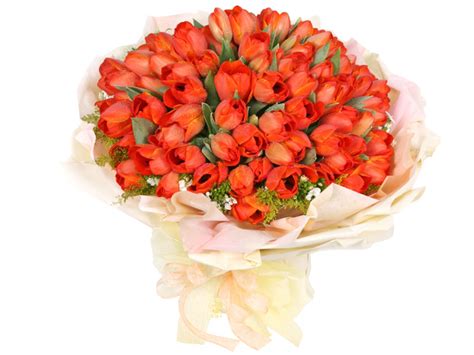 Gallery wrap canvas, framed fine art prints, framed canvas art Florist Flower Bouquet - Big Orange (99 Tulips Bouquet ...