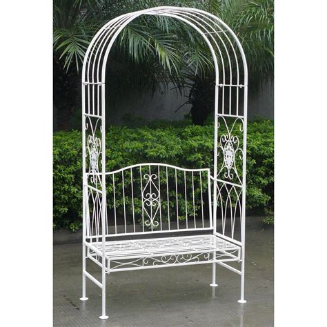 A Beautiful Garden Arch Perfect For Growing Plants And Creating A Shady Area For The Bench