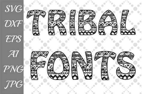 Tribal Fonts Svg Aztec Alphabet Svg Tribal Alphabet Svgtribal