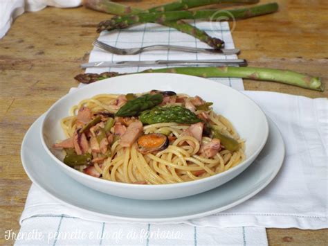 Maybe you would like to learn more about one of these? Ricetta spaghetti al misto mare con asparagi | Ricettario ...