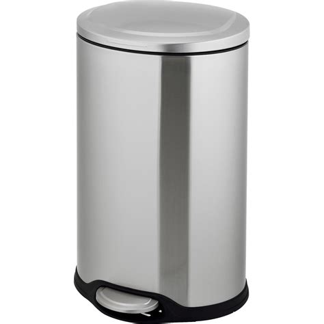 Better Homes Gardens Gal 40l Stainless Steel Oval Garbage Can With Lid