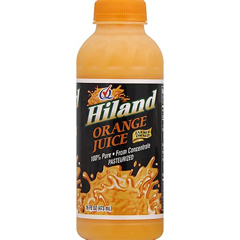 Hiland Hiland Orange Juice 16 Oz Orange Langensteins