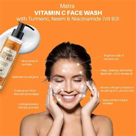 Matra Vitamin C Face Wash With Turmeric And Neem Online