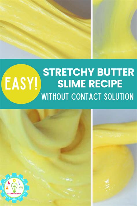 How To Make Butter Slime Without Contact Solution