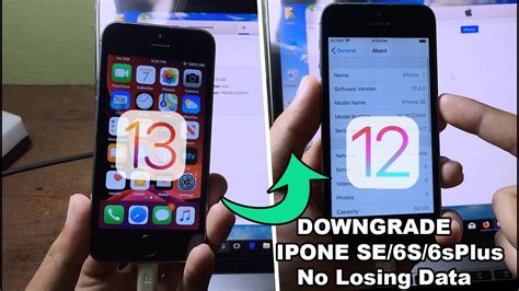 New Untethered Downgrade Iphone Se6s6s Plus Ios 13 To Ios 12 No