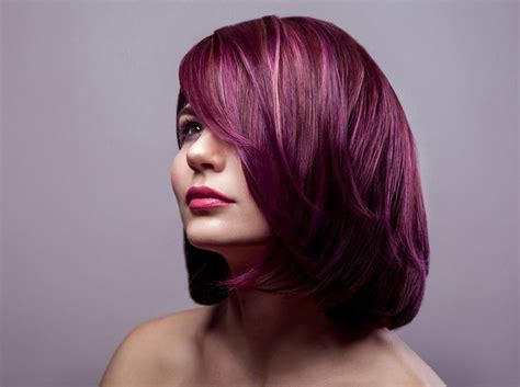 30 Refreshing Red Violet Hair Color Trends For 2023