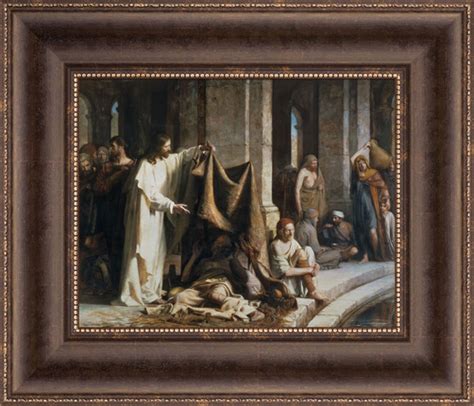 Healing At The Pool Of Bethesda 11x14 Framed Art Deseret Book