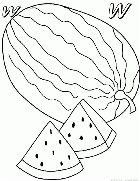 Watermelon coloring, Download Watermelon coloring for free 2019