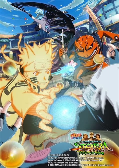 Naruto Shippuden Ultimate Ninja Storm Revolution Poster Manga Naruto