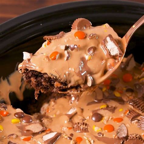 Four recipes that simmer all day to provide a hearty meal that's well worth the wait. Crock-Pot Reese's Cake | Recipe | Slow cooker desserts ...