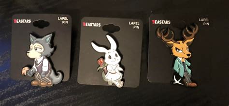Got Some Beastars Pins From Hot Topic In The Mail Today Rbeastars