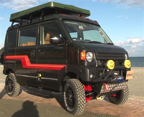 Outclass Suzuki Off Road Micro Camper Van Explores Small Spaces