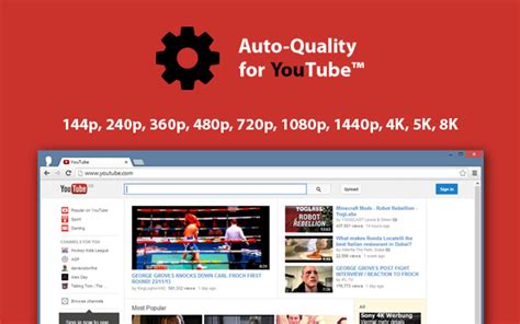 Auto Quality For Youtube Chrome Web Store