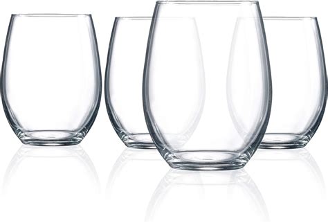 Arc International Luminarc Soho Assorted Stemless Wine Glasses 21 Ounce Set O Glassware