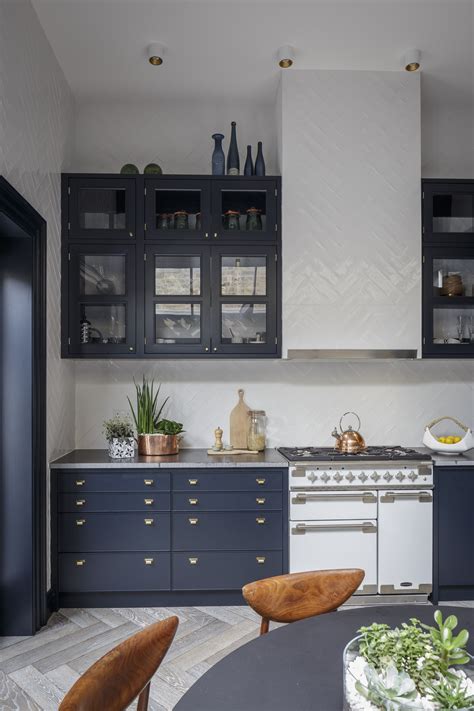 Navy Blue Kitchen Designed By Gunter And Co Interiors Townhouse