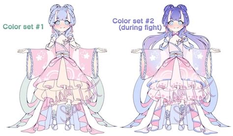 Anime Custom Original Character Design And Character Sheet Etsy