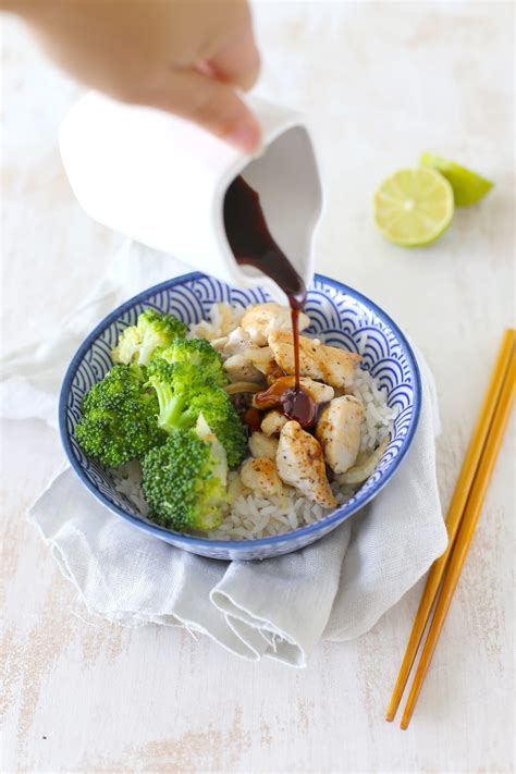 Kip teriyaki met rijst
