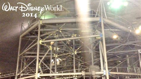 Space Mountain Lights On From People Mover 2014 1080p Walt