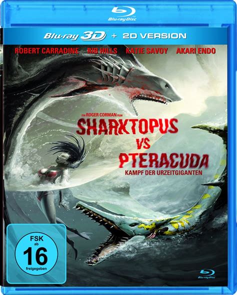 Film „sharktopus Vs Pteracuda Kampf Der Urzeitgiganten“ Fantasy