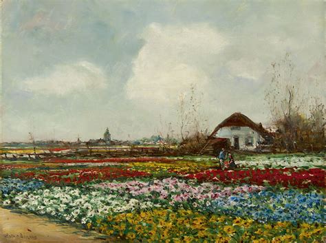 Anton Dirckx Paintings Prev For Sale Bulb Fields