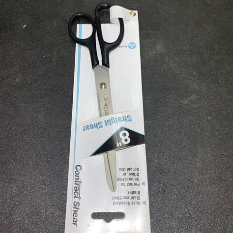 Westcott 10572 Contract Stainless Steel Scissors 8 Black For Sale