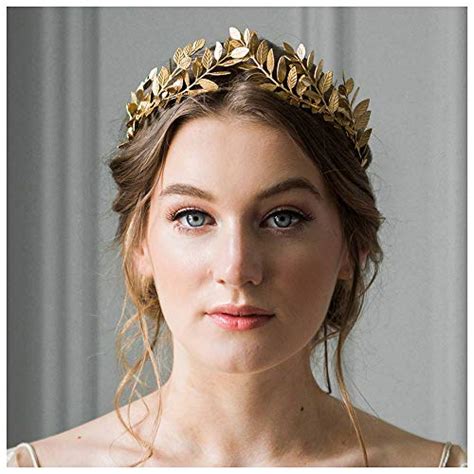 Chmier Bridal Headband Leaf Vine Headband Gold Leaf Crown Leaf Tiara Wedding Headpiece