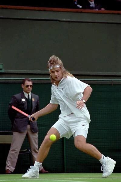 Wimbledon Tennis Championships Andre Agassi In Action 21267258