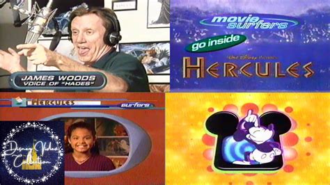 Disney Channel 1990 Hercules Movie Surfers James Woods Hades Vintage