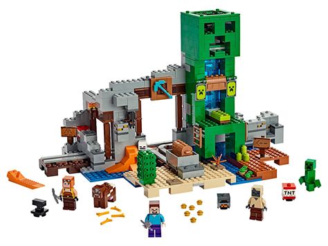 The Creeper™ Mine 21155 Minecraft™ Buy Online At The Official Lego