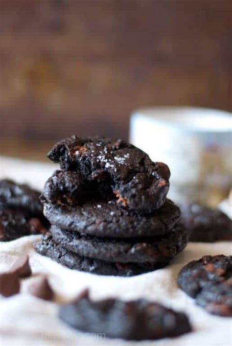 Dark Chocolate Salted Caramel Cookies Betsylife