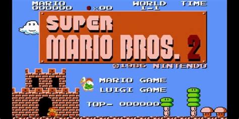Super Mario Bros The First 10 Games Luigi Was Playable In