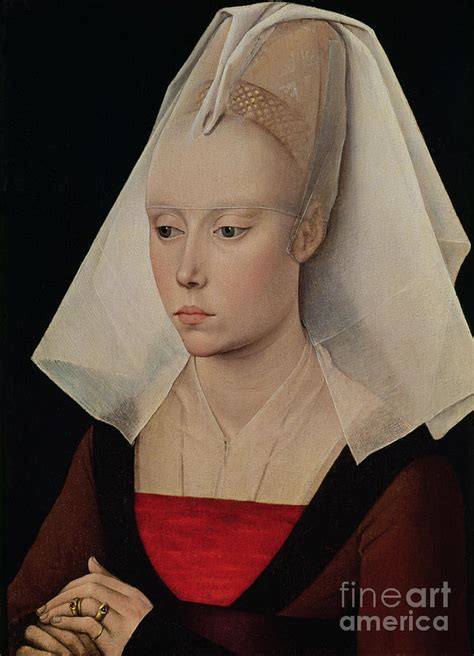 Portrait Of A Lady By Rogier Van Der Weyden Painting By Rogier Van Der