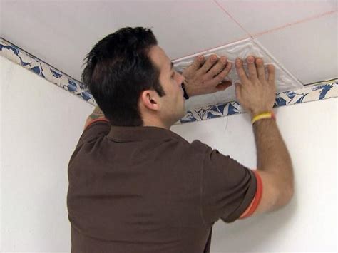 We're installing suspended tiles on a direct grid system like ceiling max. How to Install a Tin Tile Ceiling | how-tos | DIY