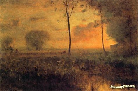 Sunset At Montclair Artwork By George Inness Oil Painting And Art Prints