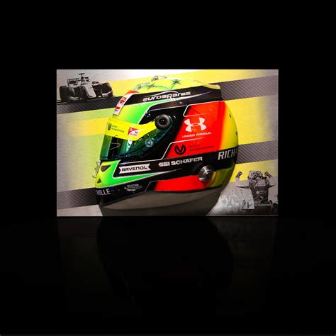 Lewis hamilton schaut auf den helm, den ihm mick schumacher (r.) gerade. You Can Now Buy 3D Artwork Made From Half Of Mick ...